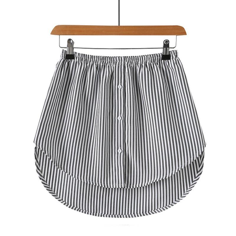 Nouvelle jupe taille haute - extension chemise