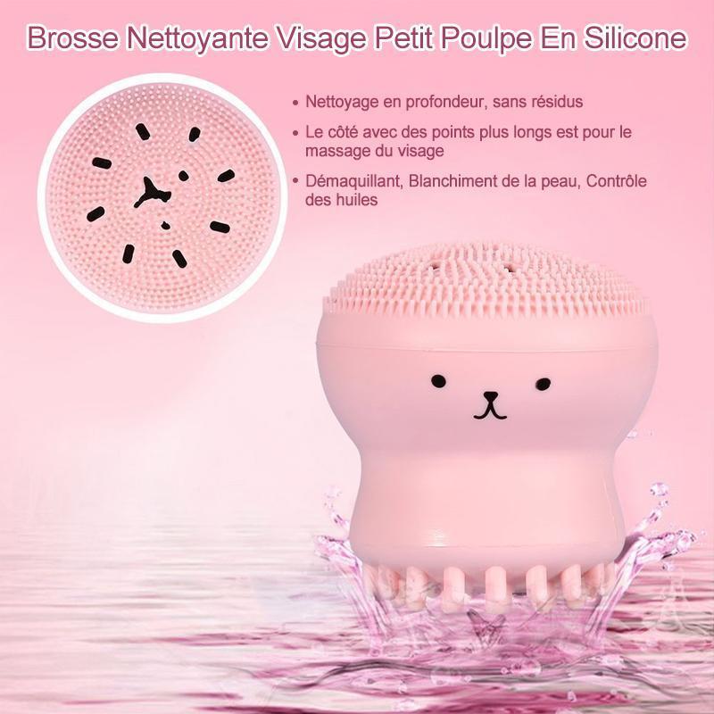 Brosse Nettoyante Visage en Silicone - 2 pièces