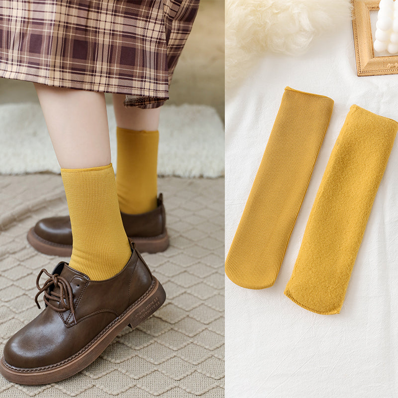 đ„Chaussettes d'Hiver avec Doublure en Peluche