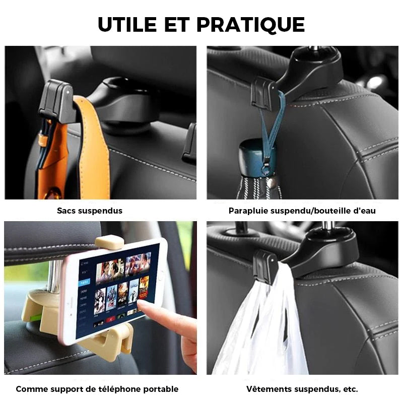 🚗🚗Support d'appui-tête crochet de voiture