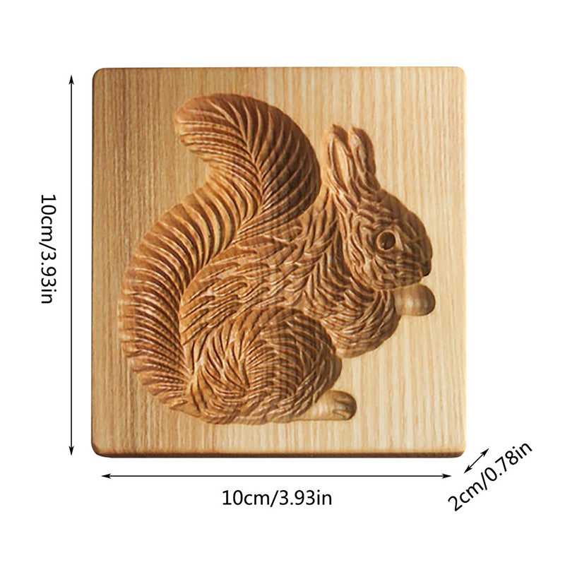 Coupe-biscuits à motifs en bois