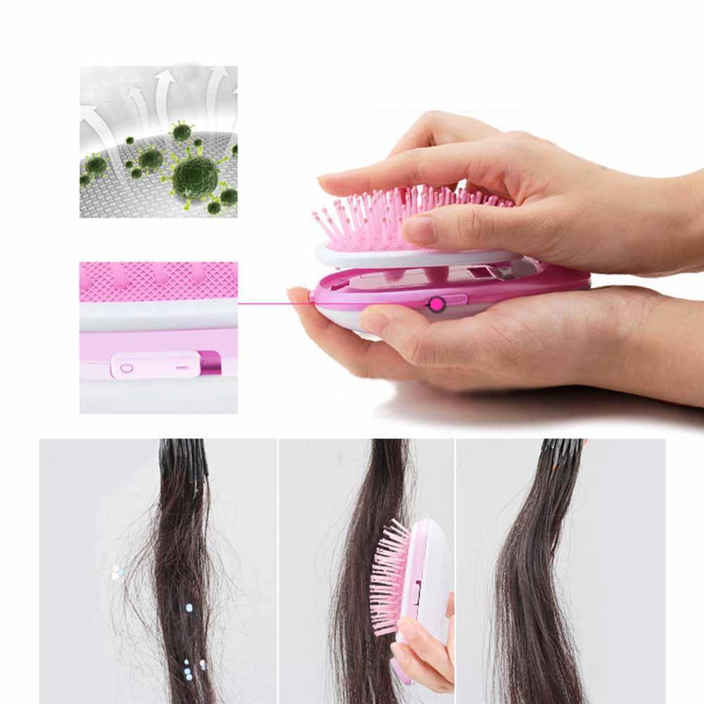 Brosse à Cheveux Portable Avec Fonction Ionique