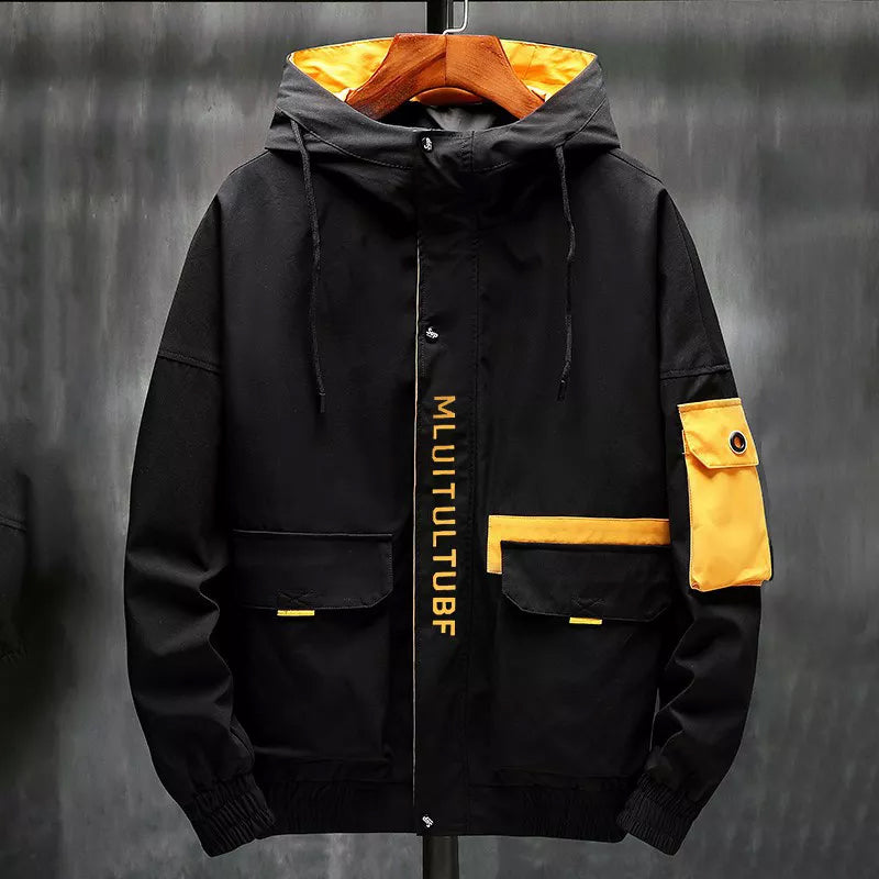 Veste imperméable à capuche imperméable pour homme