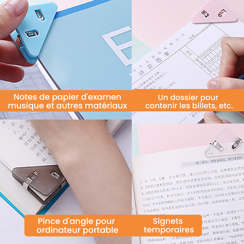 Clip de données de coin triangulaire