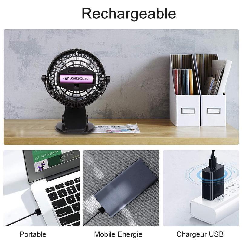 Mini Ventilateur USB à Clipser