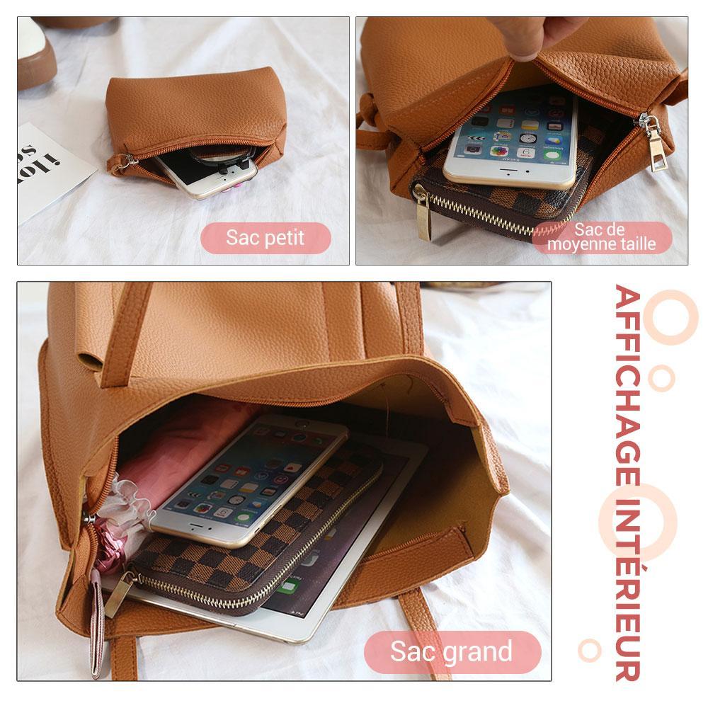 Femmes Mode Sac Ensemble De Quatre Pièces