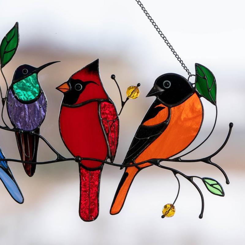 đŠAttrape-soleil Suspendu pour FenĂȘtre d'Oiseau TachĂ©