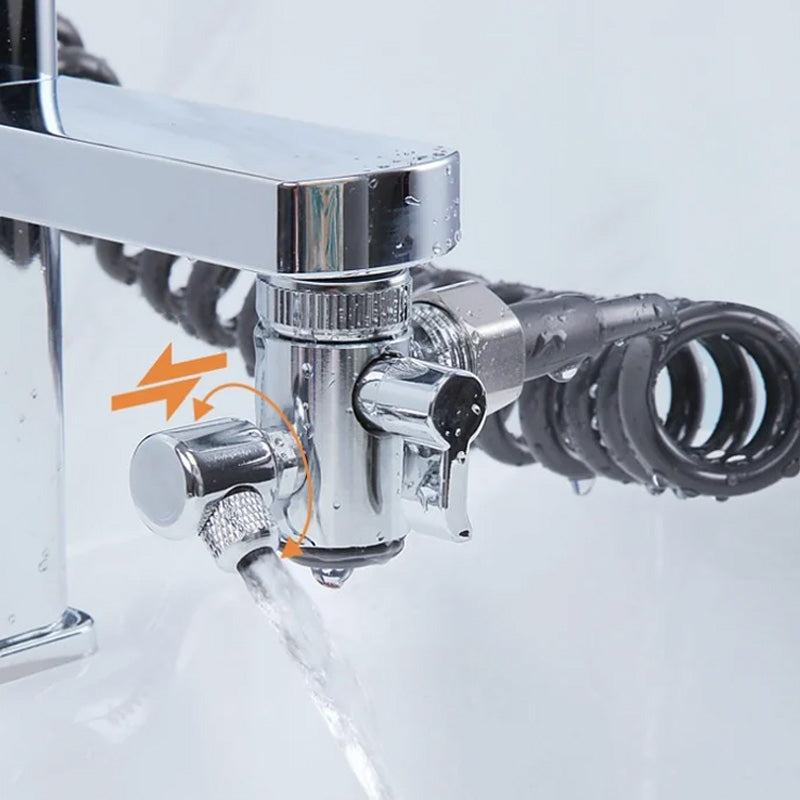 Prolongateur à une valve et à trois fins
