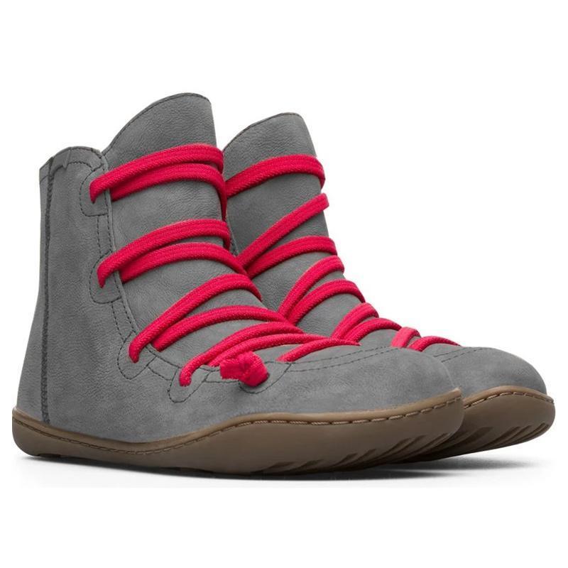 Daim chaussures à talons plats