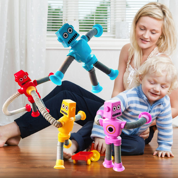 Robot ventouse tube télescopique