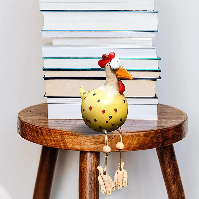 Jouet Drôle de Poulet Décor pour Jardin