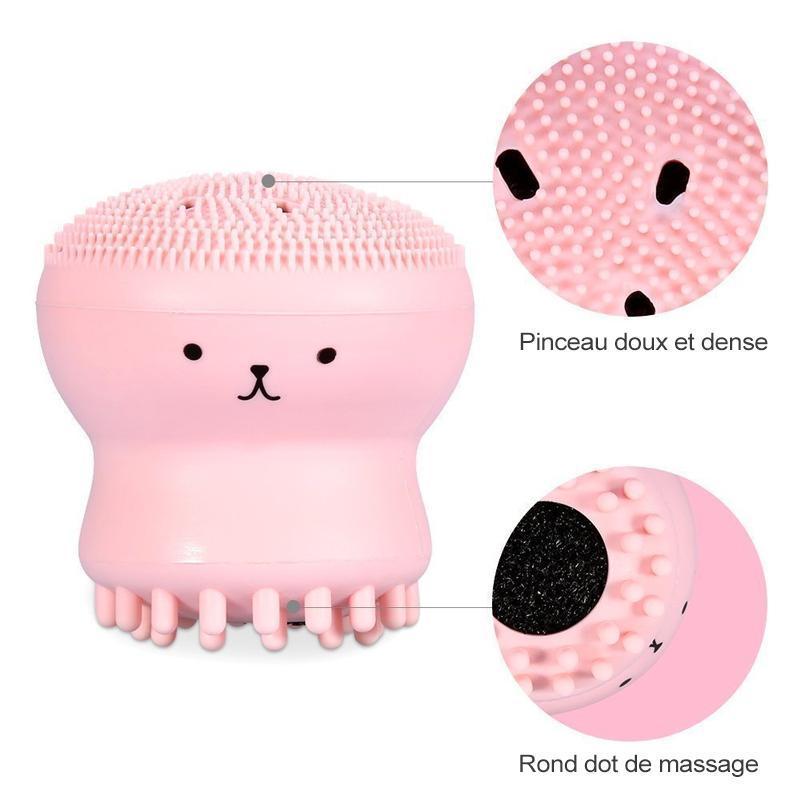 Brosse Nettoyante Visage en Silicone - 2 pièces