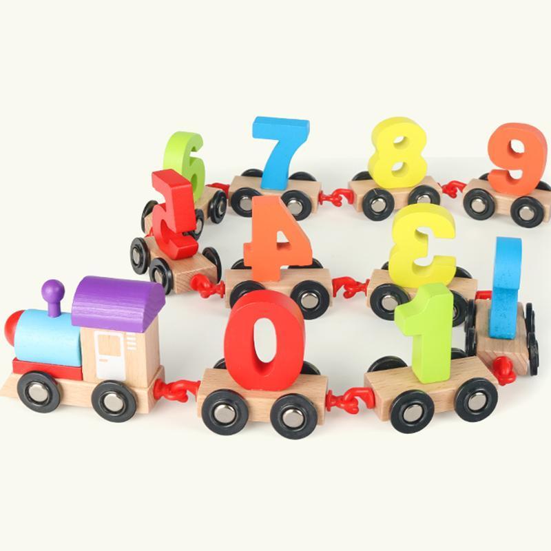💥Grosses soldes💥Jouet en Bois de Train Numérique