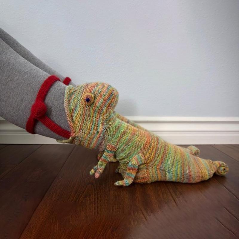 🎅Vente de Noël🎅Chaussettes En Forme De l'Animal Mignon Tricotées En Laine