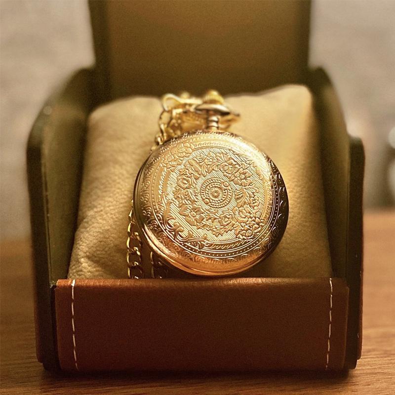 Montre à chaîne de poche à quartz To My Son