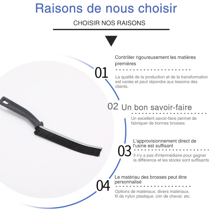đ„vente chaudeđ„Brosse de Nettoyage pour Fentes