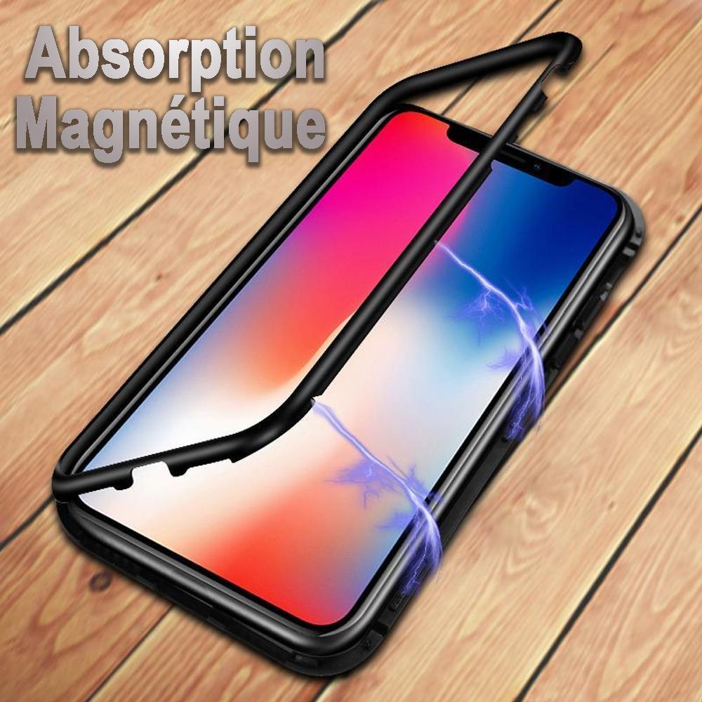Métal Magnétique Cas Pare-chocs pour iPhone