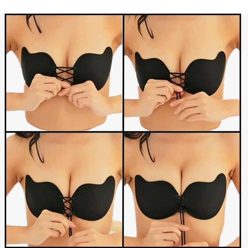 Soutien-Gorge Invisible Femmes Auto-Adhésif Sans Bretelles