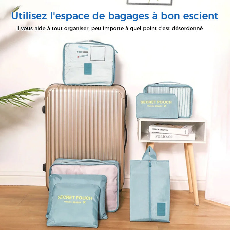 🌈🔥Ensemble organisateur de voyage 7 pièces🔥