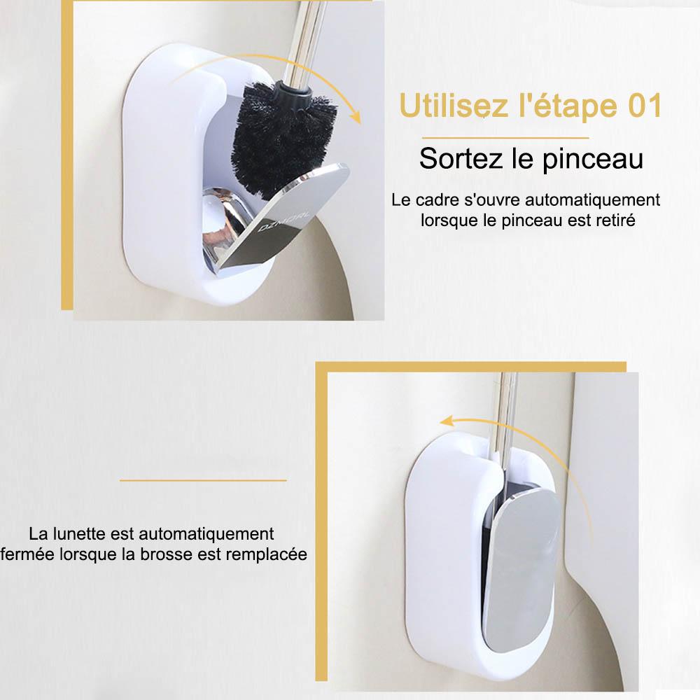 Porte Brosse de Toilette Murale