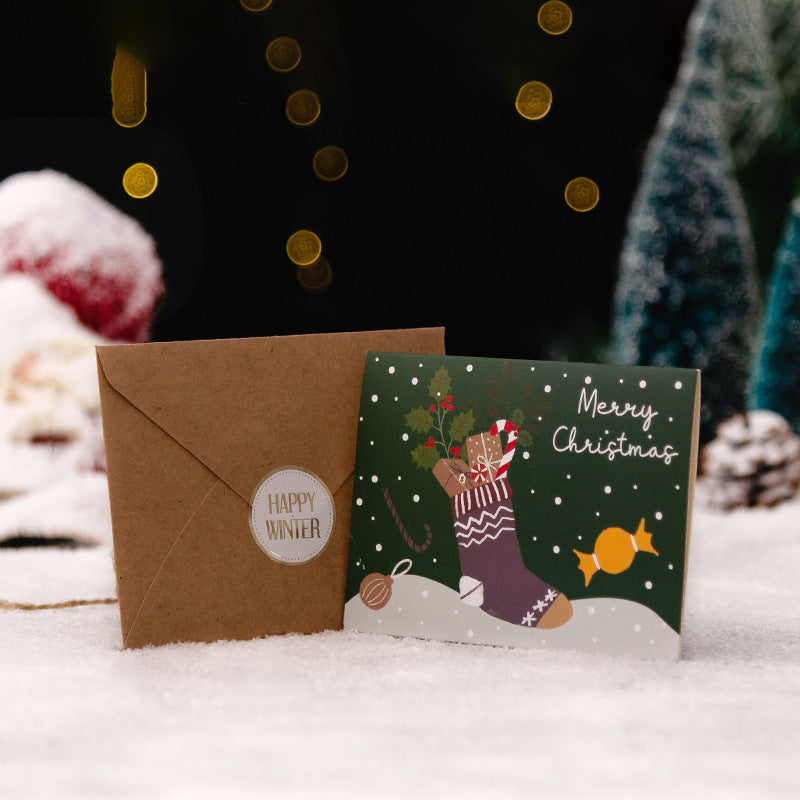 Cartes de Noël dorées