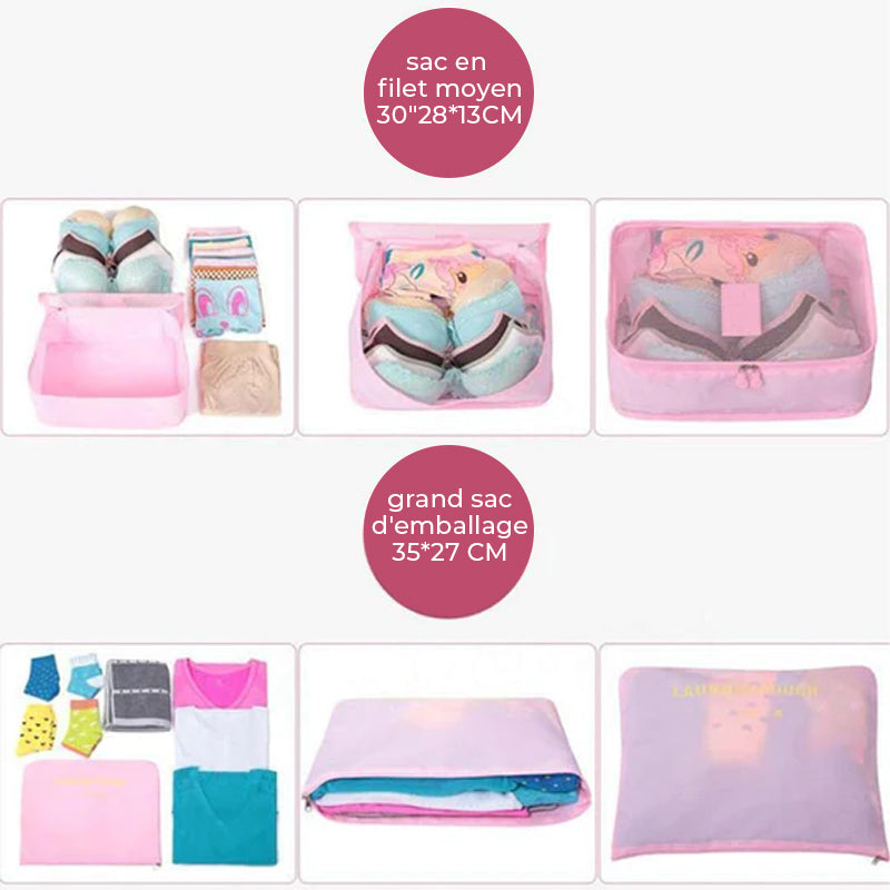 Sac de rangement pour vêtements de voyage