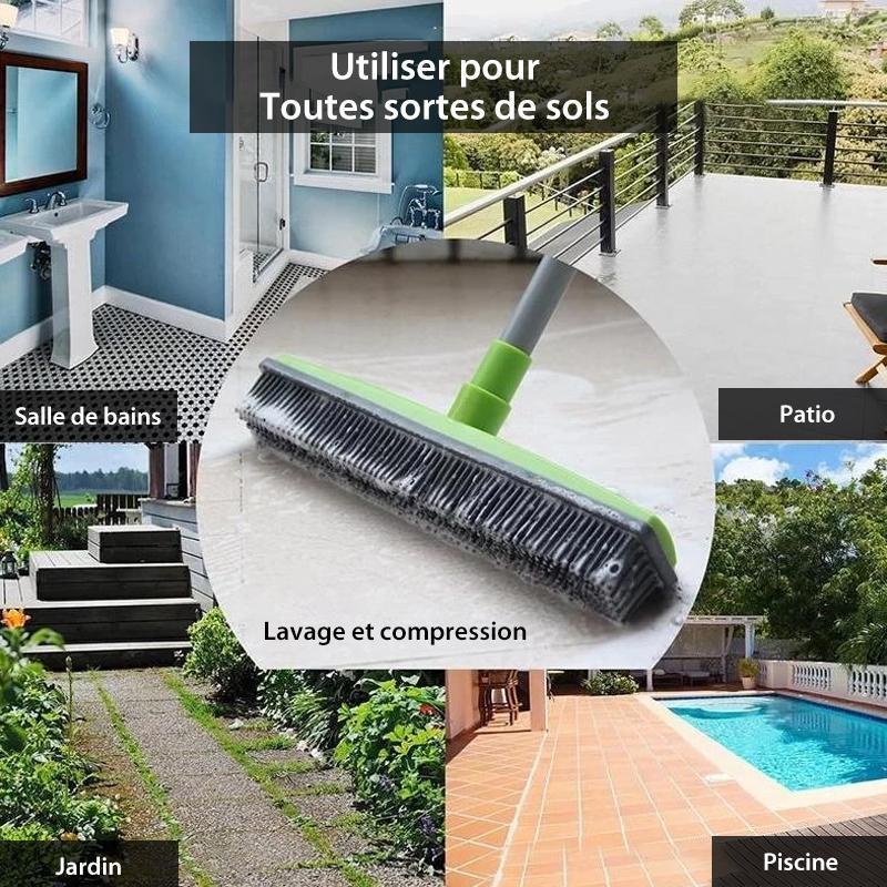 Brosse en caoutchouc multifonctionnelle