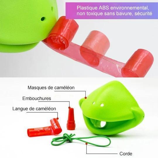 Jouet de bureau de jeu de capture de langue caméléon