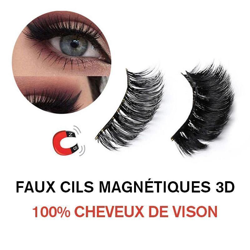Eye-Liner et Faux Cils Magnétiques Imperméables