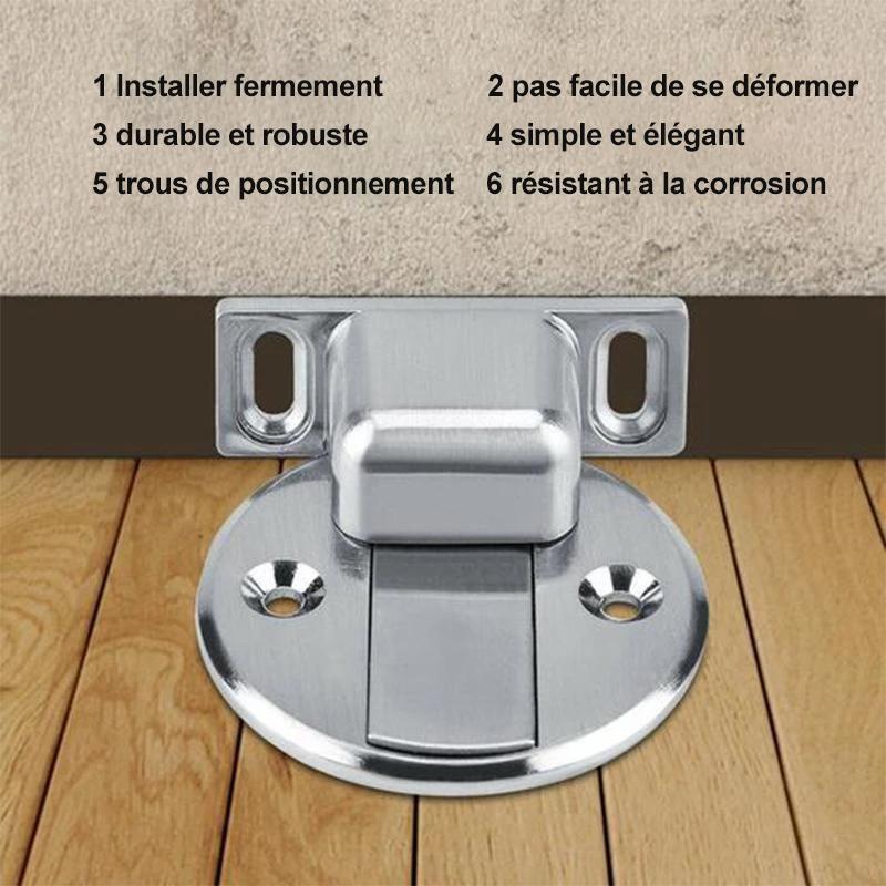 Butoir magnétique invisible en acier inoxydable