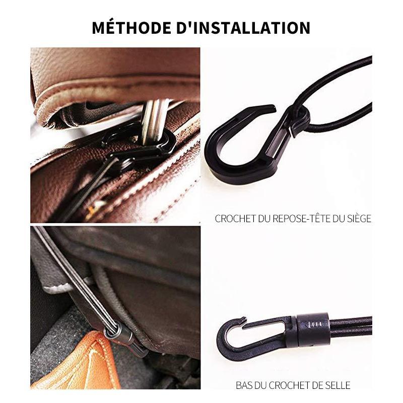 🚗Sac Filet de Rangement pour Voiture Organisateur pour Siège d'Auto