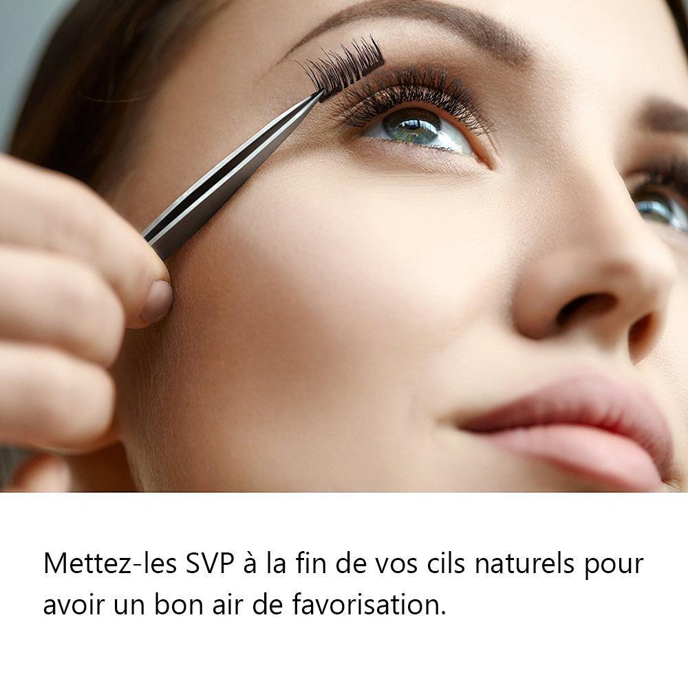 Faux Cils Magnétiques et Réutilisables (8 Pcs)