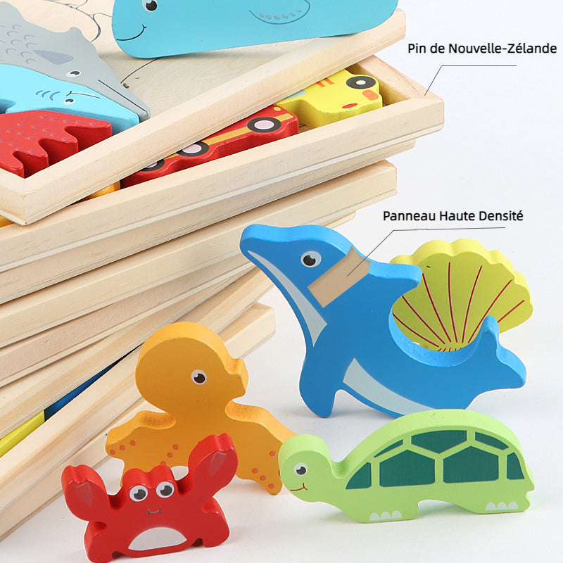 đČPuzzles en Bois pour Tout-petits