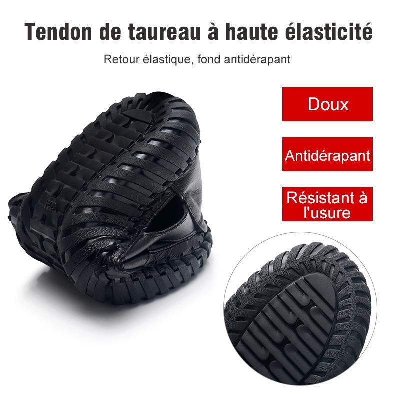 Sandales en cuir faites main