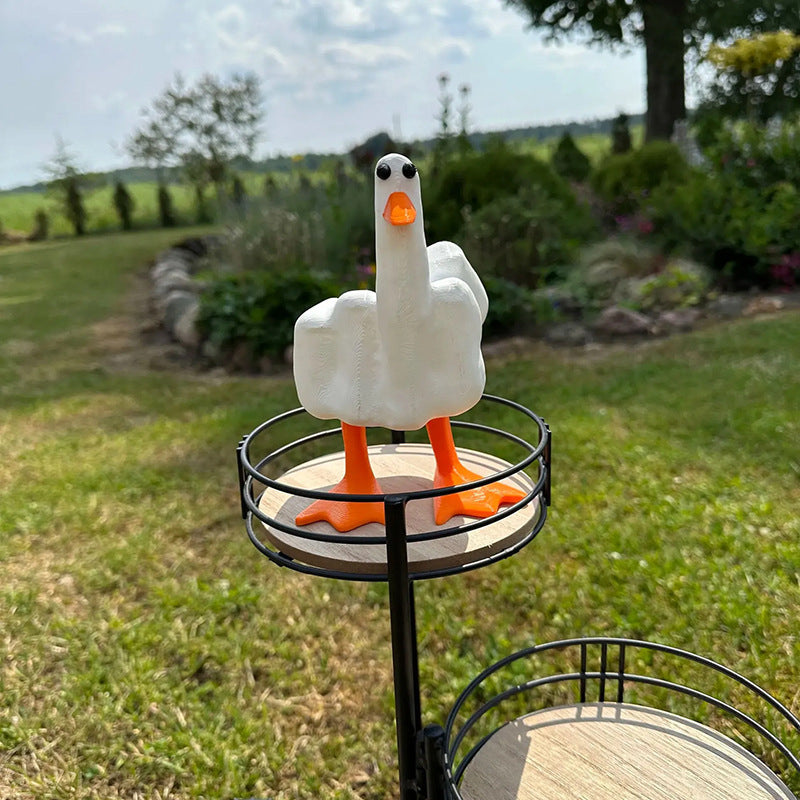 🦆Ornement de canard en forme de majeur🦆