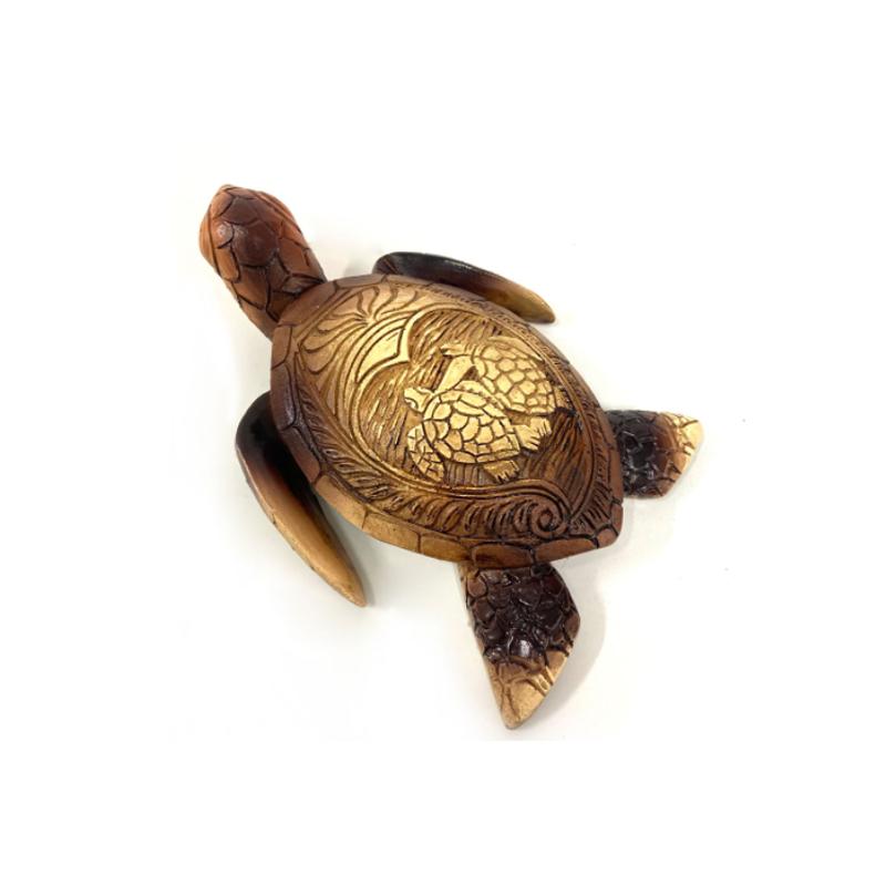 🎁Sculpture sur bois tortue hawaïenne