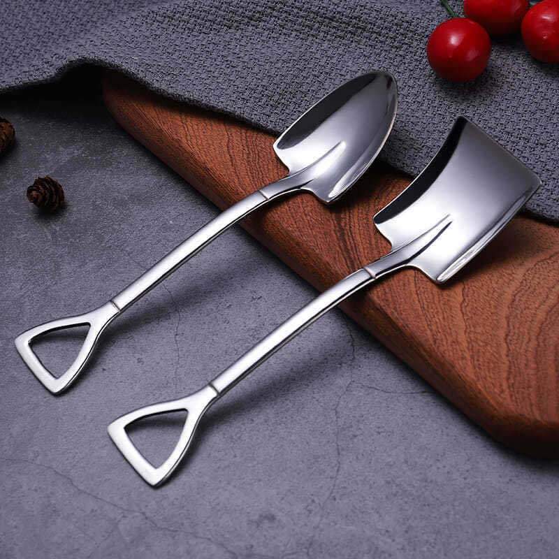 🥄🥄Cuillère à fourche en acier inoxydable 304