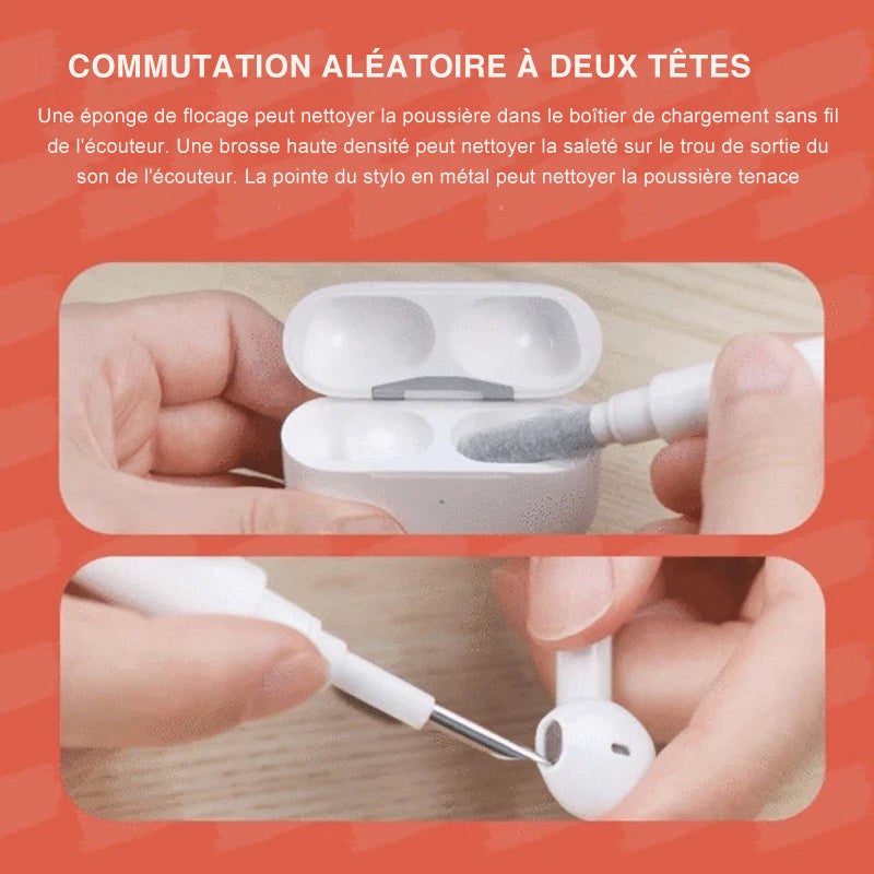 🌲Brosse de Nettoyage 5 en 1 pour Clavier et Écouteurs