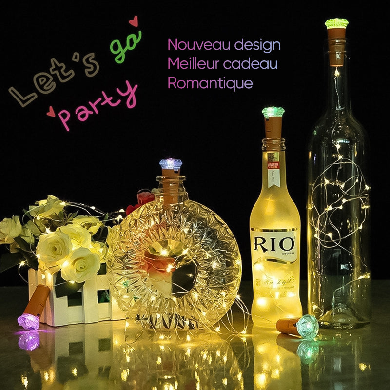 Veilleuse LED pour bouteille en liège DIY