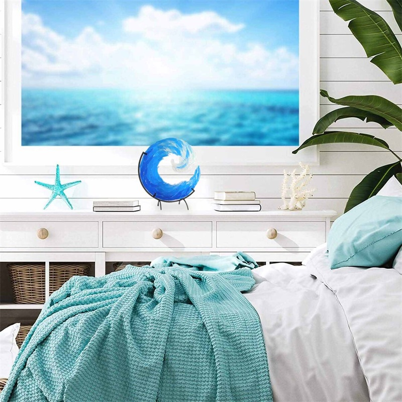 Sculpture En Verre Fusionné Ocean Wave