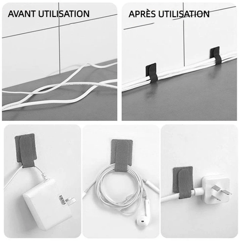 đ„đ„Organisateur De Fil Velcro