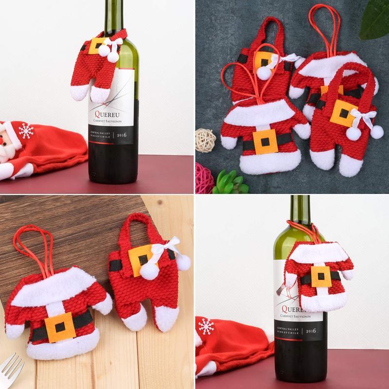 Costume de Père Noël de Porte-Couverts Décoration