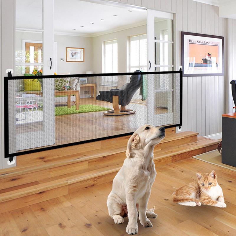 Barrière de Porte Pliable pour Animaux