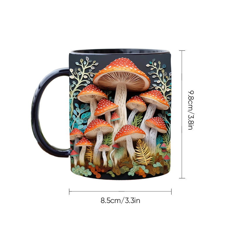 Tasse de champignons magiques 3D