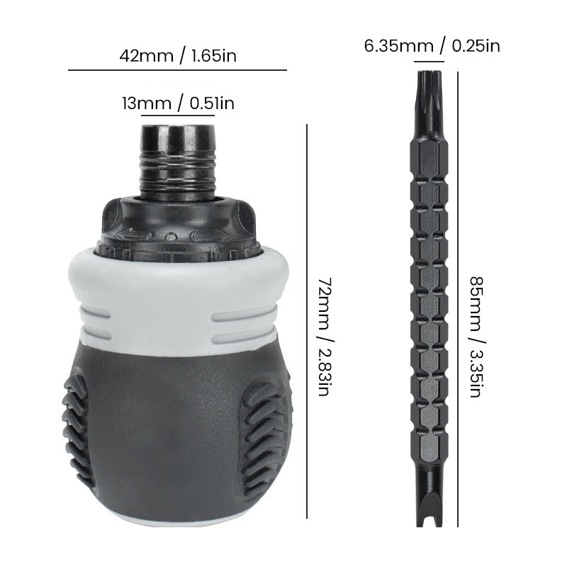 Kit Mini-tournevis à Cliquet 13 en 1