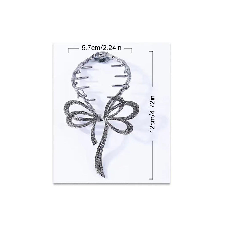 🎅Épingle à cheveux Bow Light Luxury Premium Feeling🎀