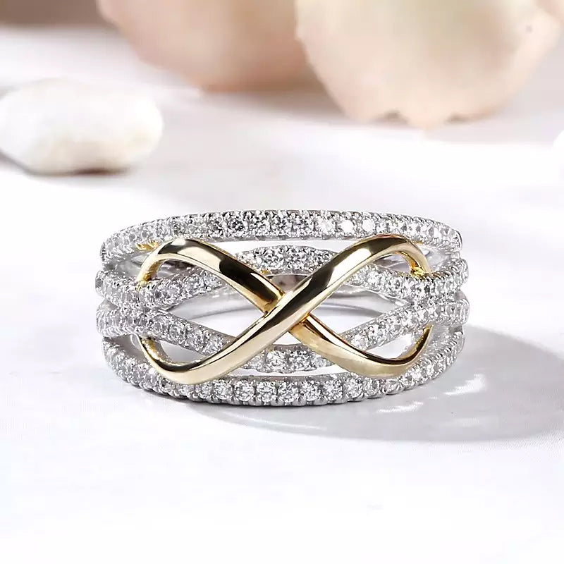 Bague mère et fille pour toujours liées ensemble