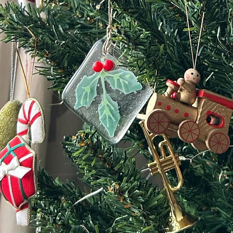 Décoration en verre pour l'arbre de Noël