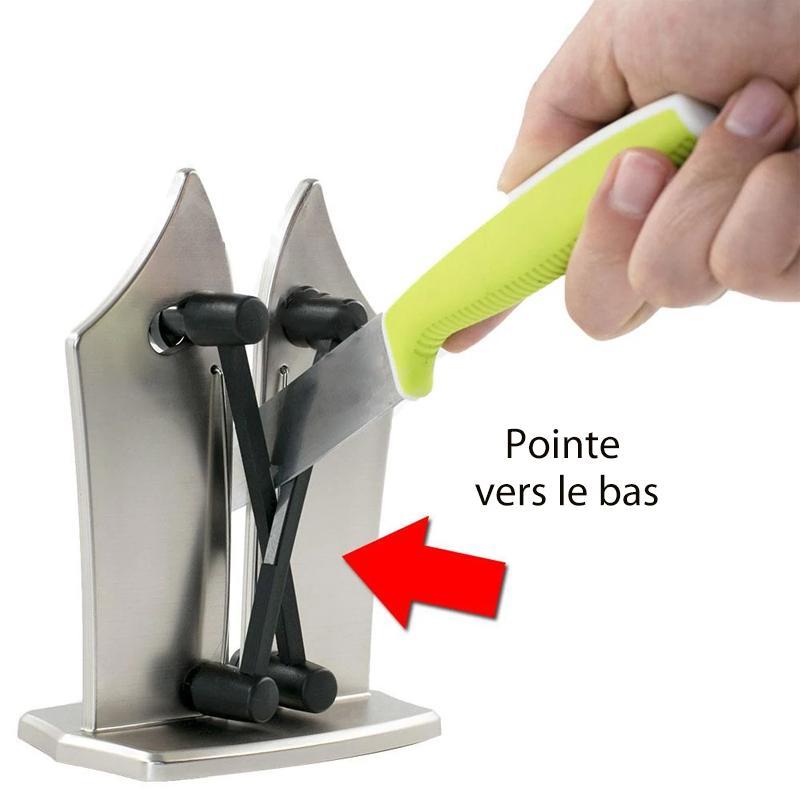 Aiguiseur à Couteaux Professionnel en Acier