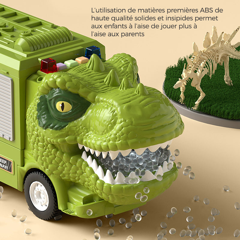 đŠNouvel Ensemble de Jouets de Piste de Camion dâIngĂ©nierie Transformant les Dinosaures